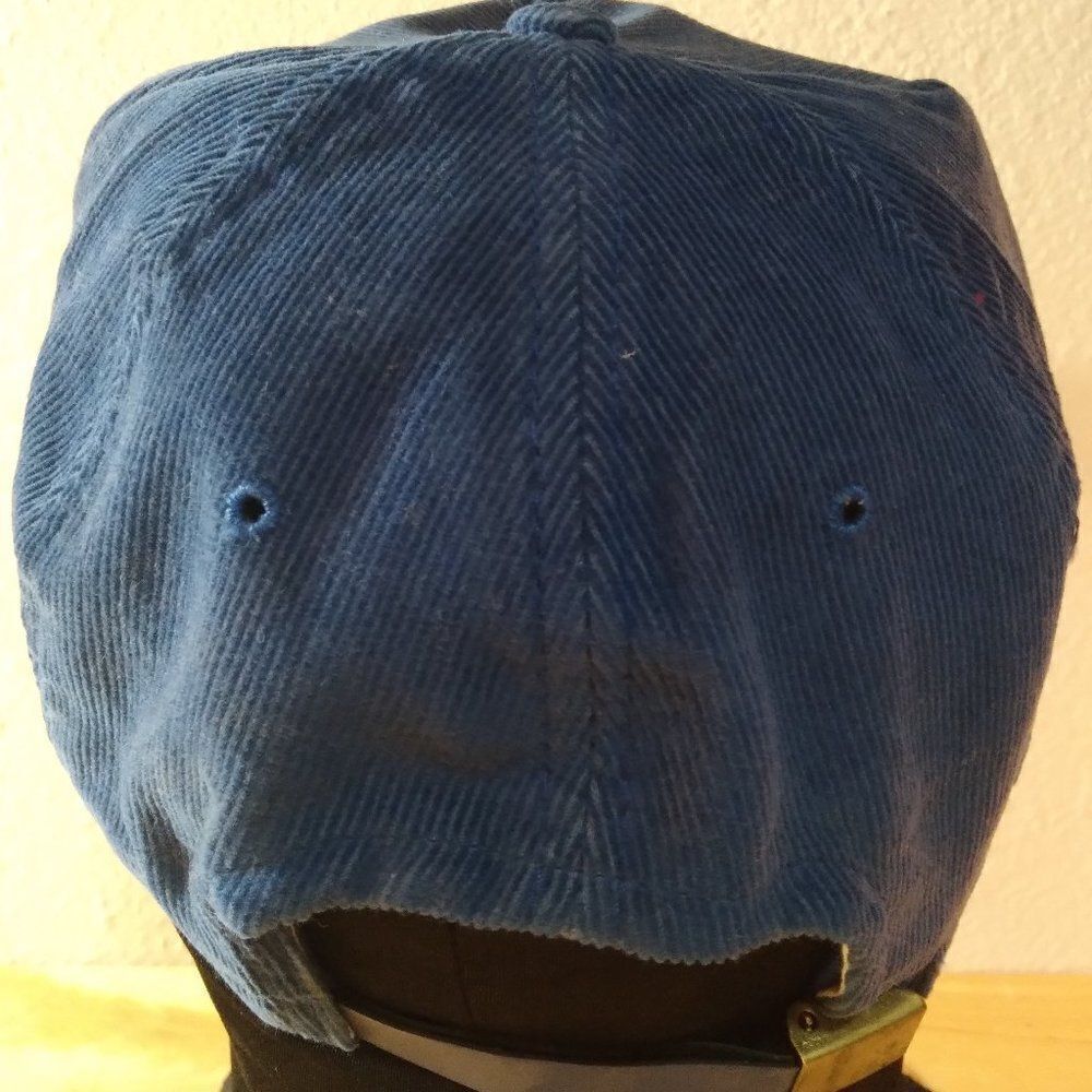 Deadstcok Vintage Martech Patch Corduroy Strap Back Hat - Picture 4 of 8
